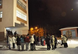 Yurta yangın paniği